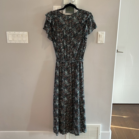 Gentle Fawn Renata Floral Dress Green Purple - Picture 9 of 10